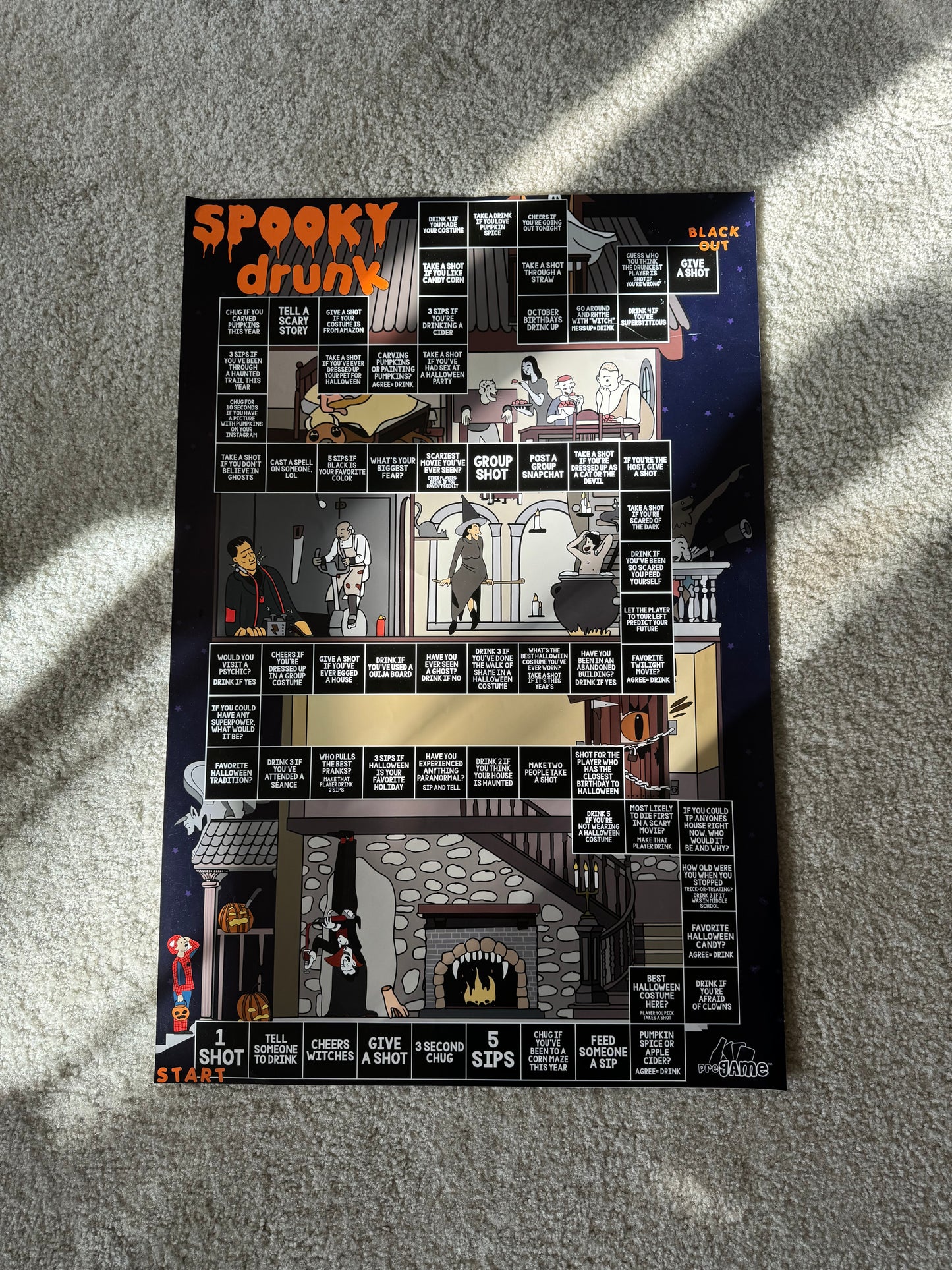 SPOOKY DRUNK | Halloween Drinking Game