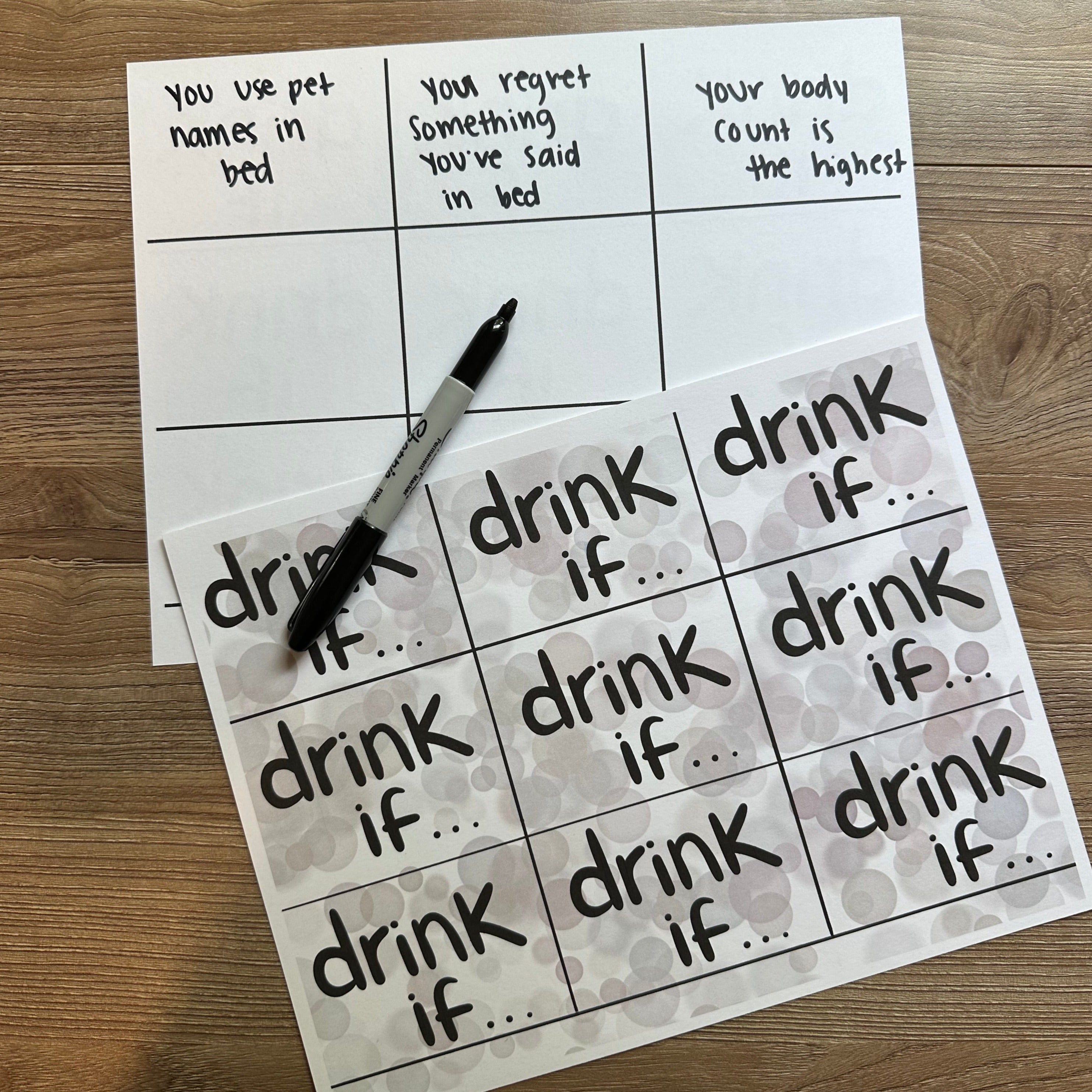 BLANK | Mature Drink If Cards