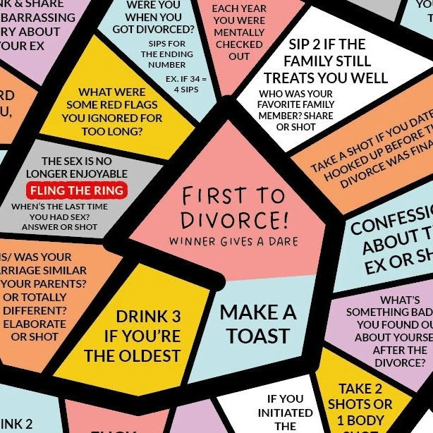 I DO KNOT | Divorcee Drinking Game