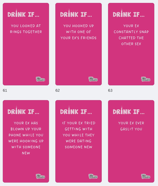 DRINK IF | Your Ex Edition