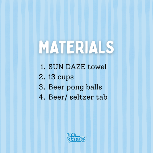 SUN DAZE DRINKING GAME TOWEL