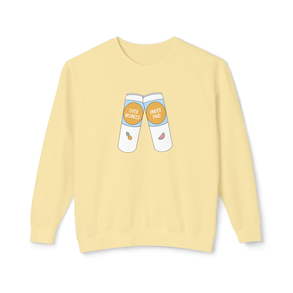 OVERWORKED & UNDERPAID | CREWNECK