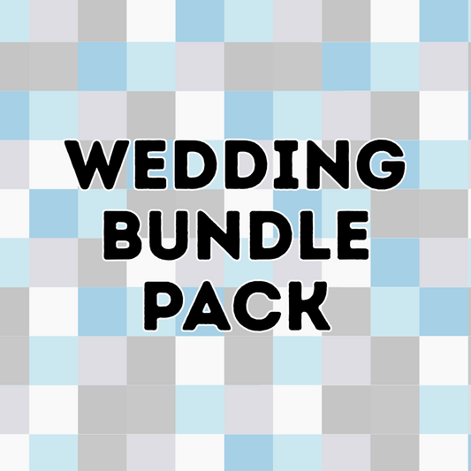 WEDDING BUNDLE PACK!