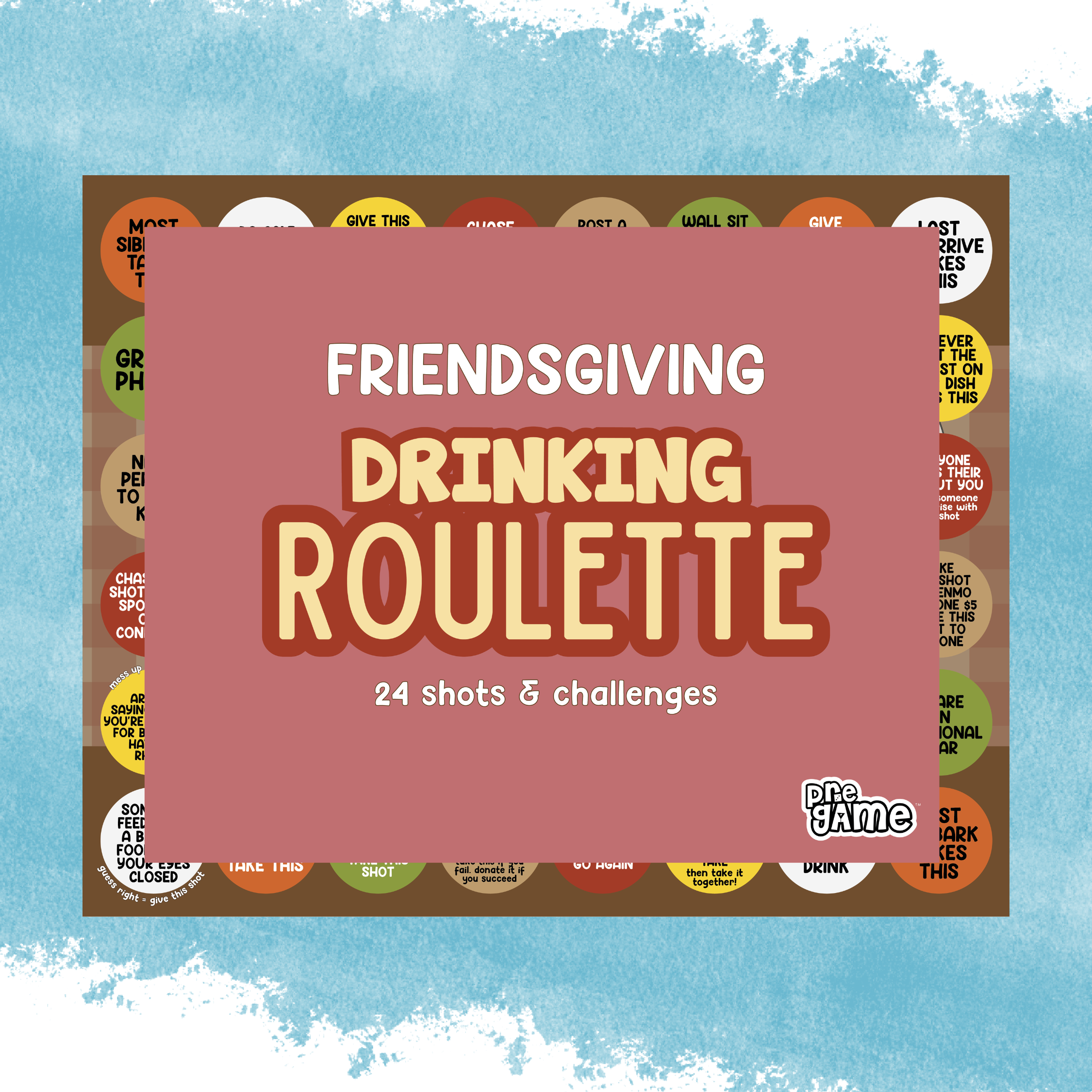 FRIENDSGIVING DRINKING ROULETTE