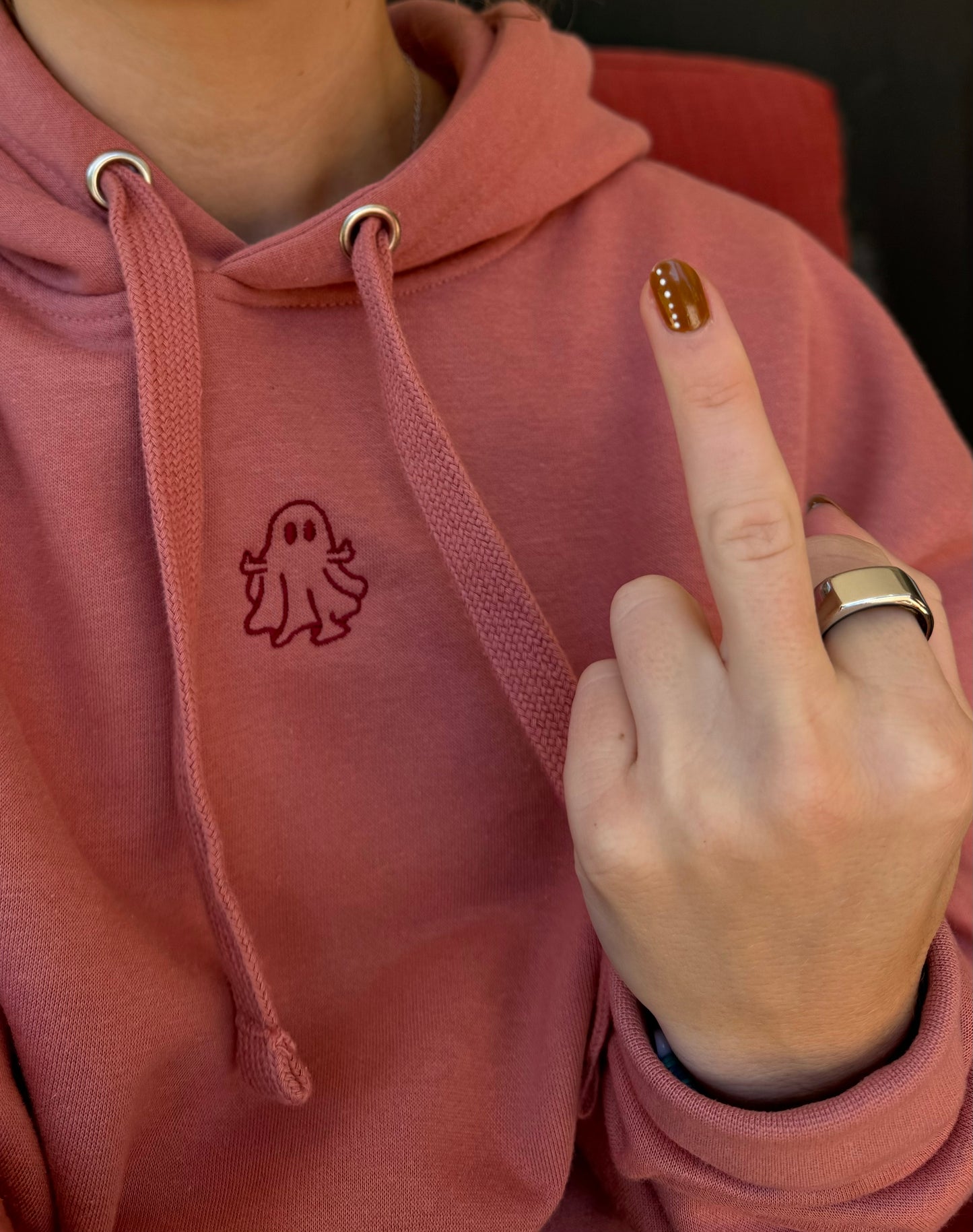 MIDDLE FINGER GHOSTIE | HOODIE