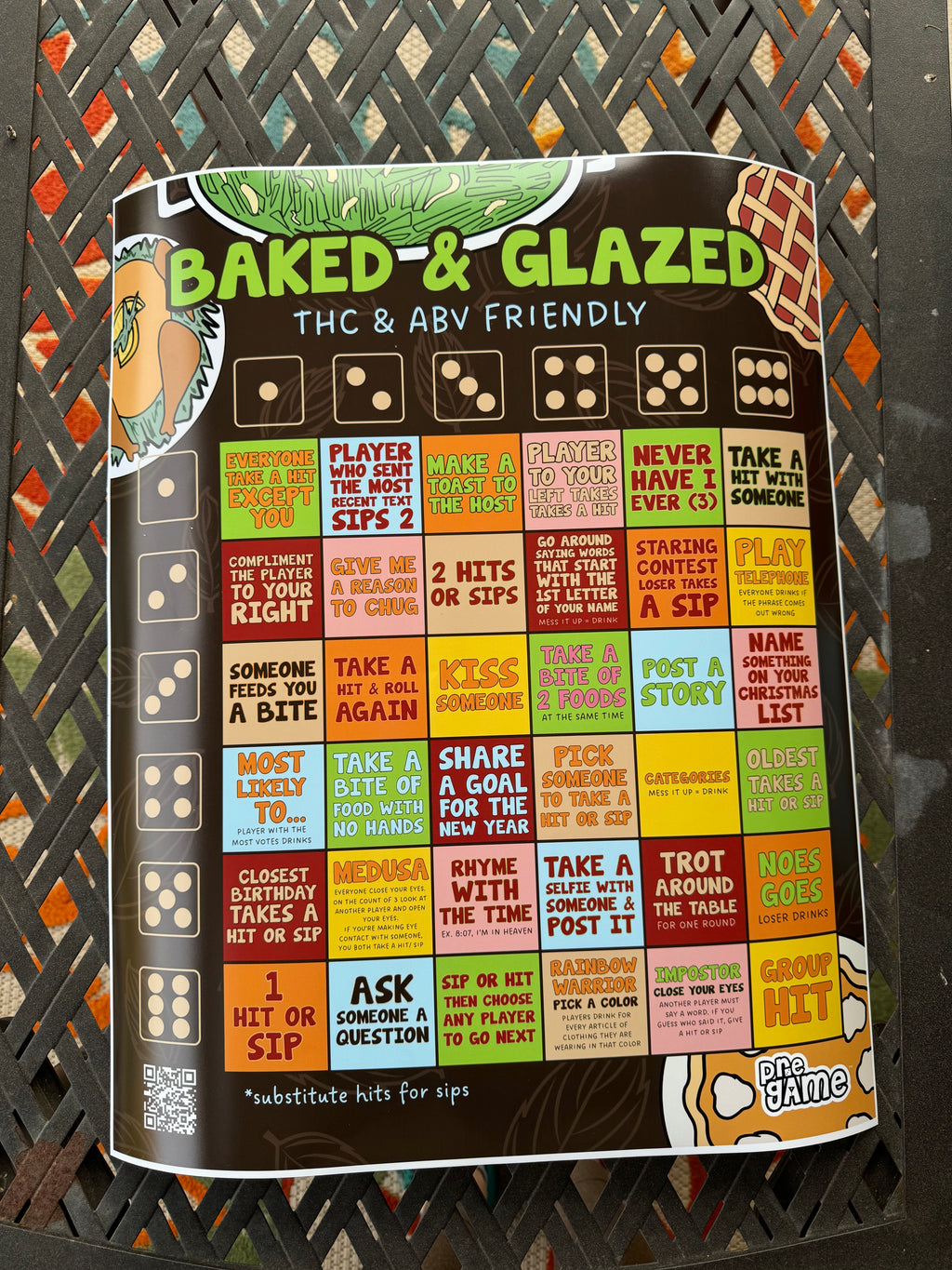 BAKED & GLAZED | (Gardening Friendly) Thanksgiving Dice Game