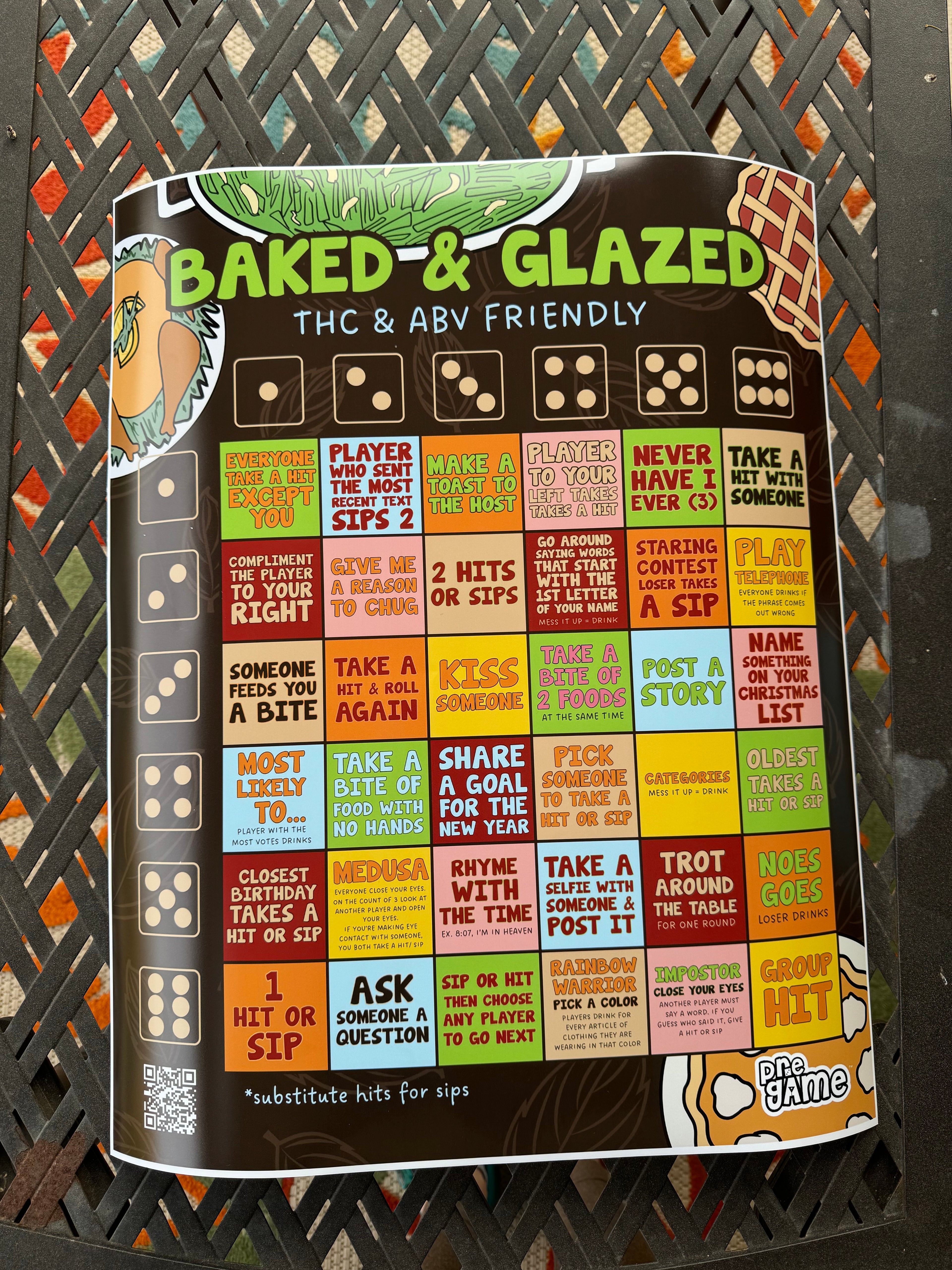 BAKED & GLAZED | (Gardening Friendly) Thanksgiving Dice Game