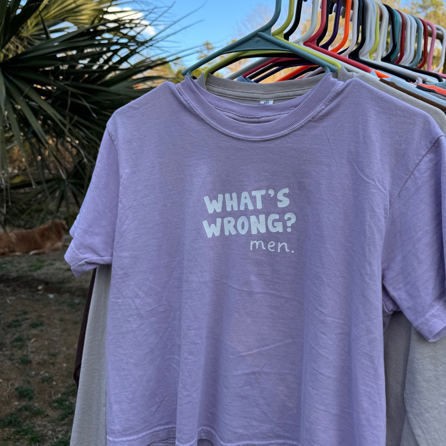 WHAT'S WRONG? men. | CROPPED T