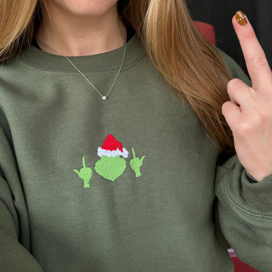 MIDDLE FINGER GRINCH | CREW