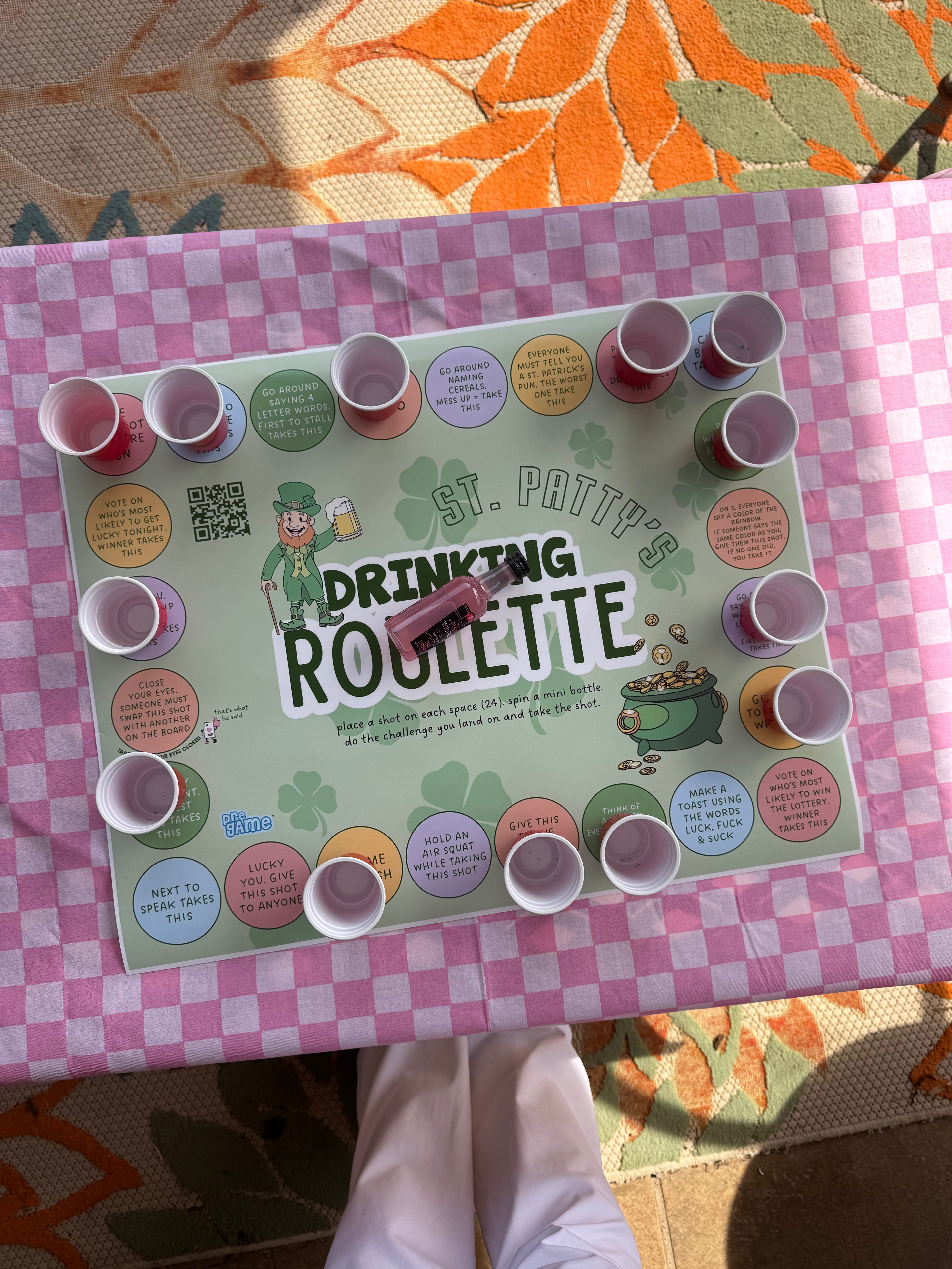 ST. PATRICK'S DRINKING ROULETTE