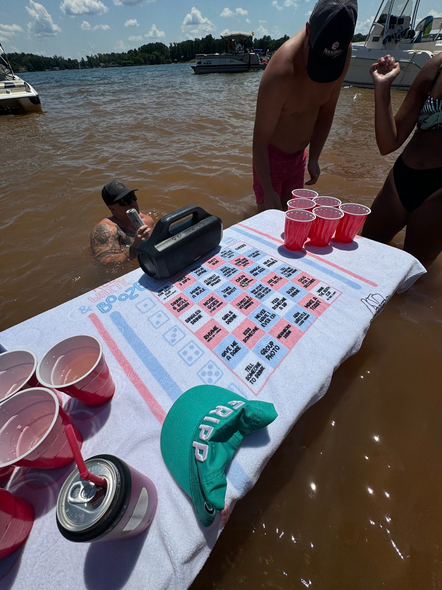 RED WHITE & BOOZE | Game TOWEL