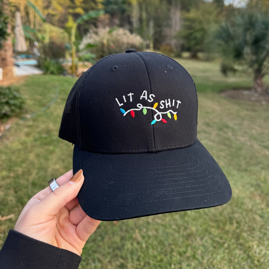 LIT AS SHIT | TRUCKER HAT