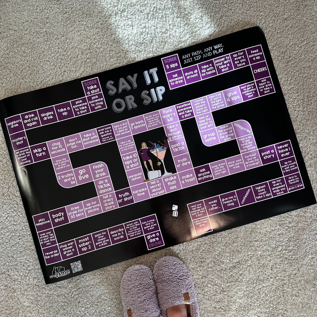 SAY IT or SIP | Girls Night Drinking Game