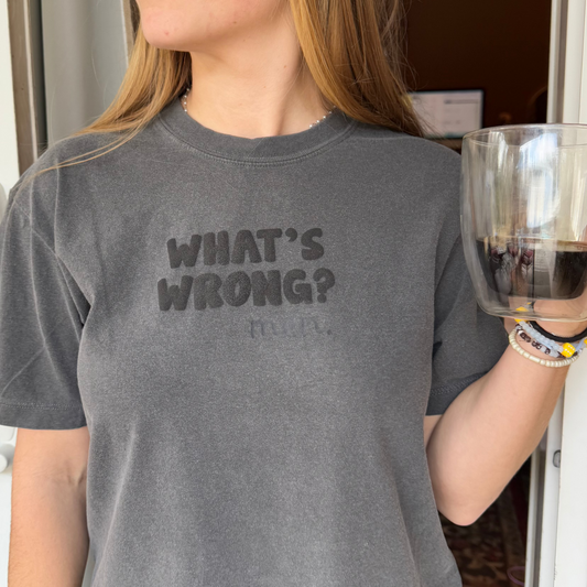 WHAT'S WRONG? men. | T-SHIRT