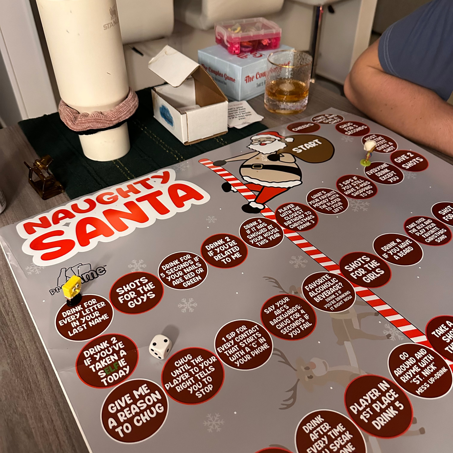NAUGHTY SANTA | A Friendsmas Drinking Game