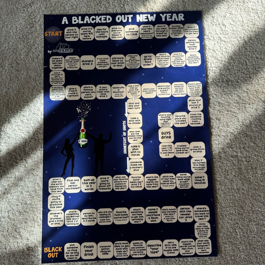 A BLACKED OUT NEW YEAR (+ FAMILY FRIENDLY)