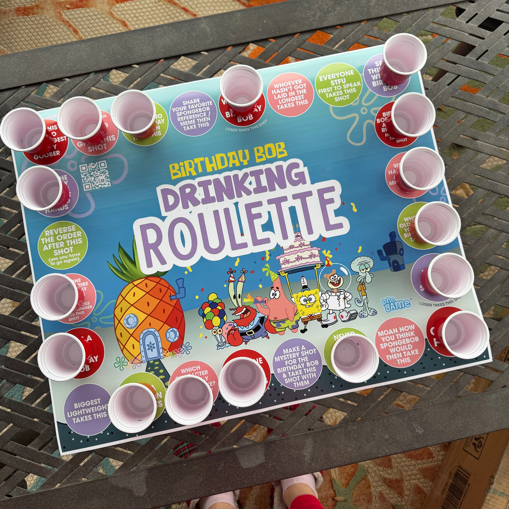 BIRTHDAY BOB DRINKING ROULETTE