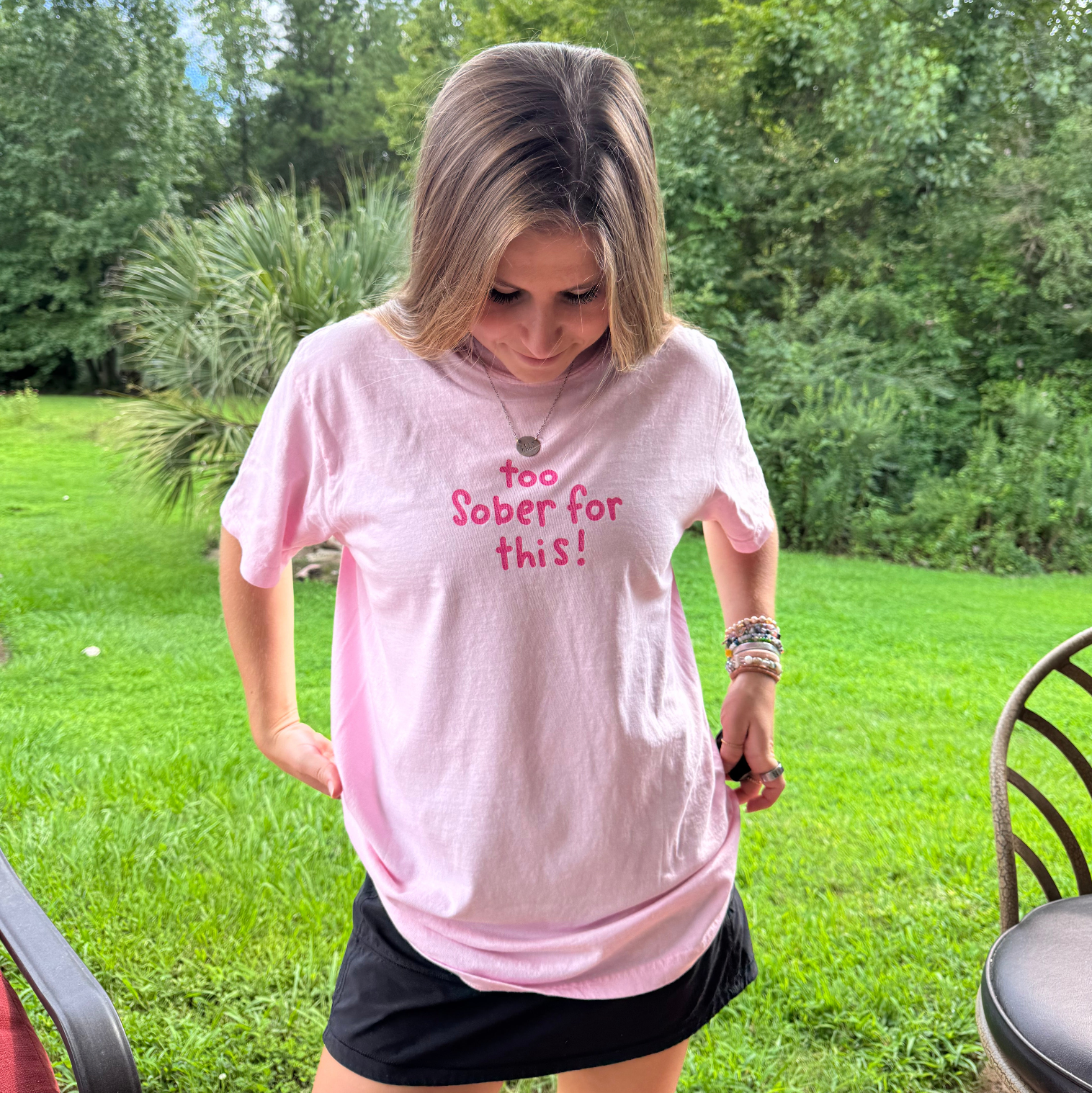 TOO SOBER FOR THIS | T-SHIRT