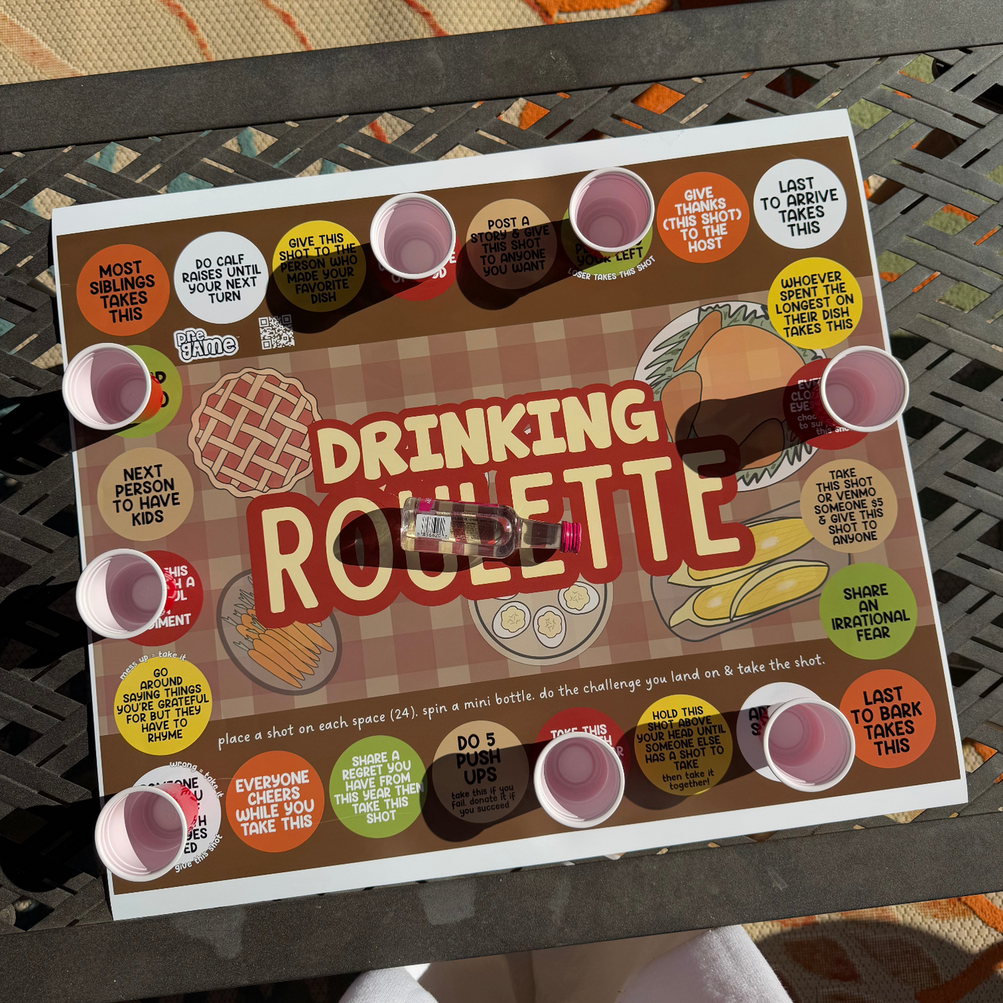 FRIENDSGIVING & THANKSGIVING DRINKING ROULETTE