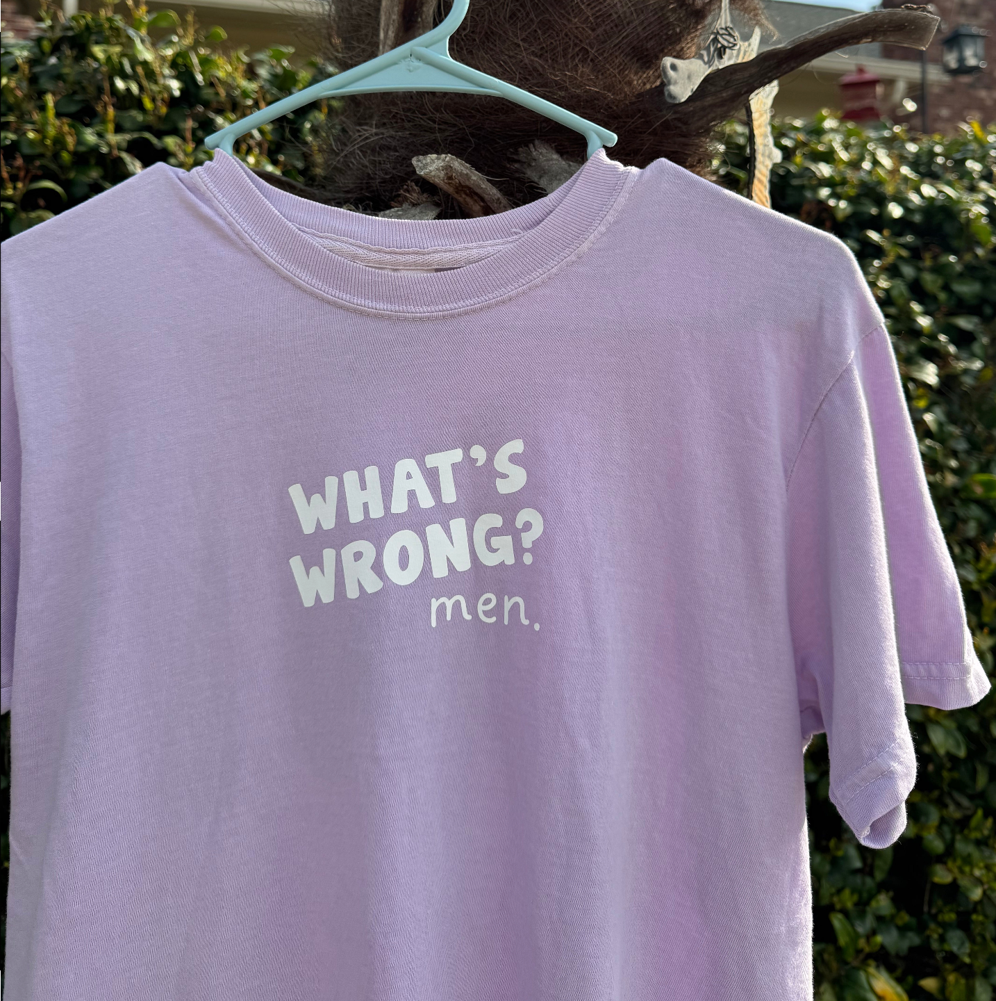 WHAT'S WRONG? men. | CROPPED T
