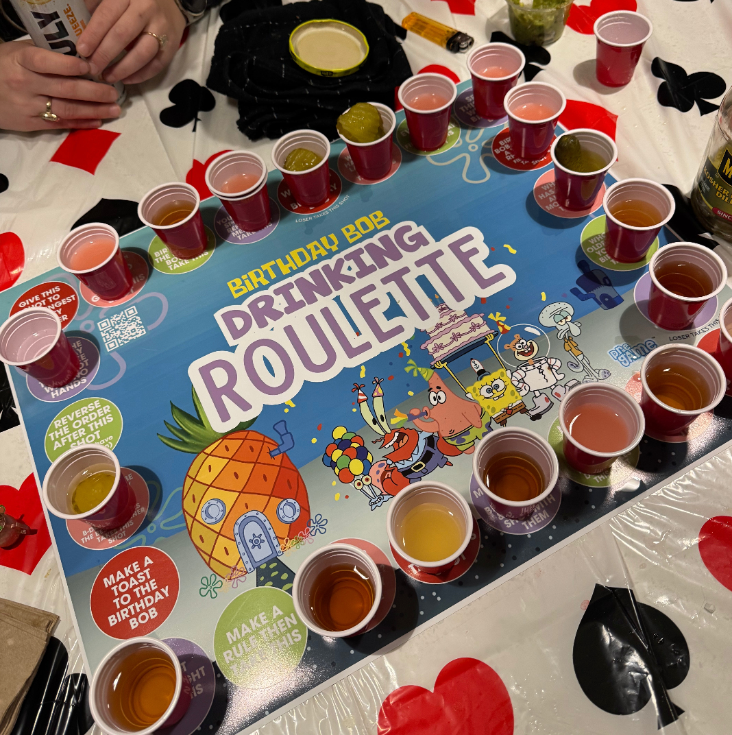 BIRTHDAY BOB DRINKING ROULETTE