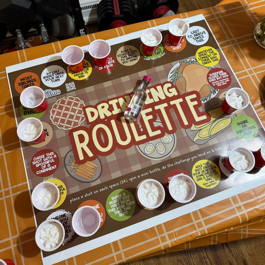 FRIENDSGIVING & THANKSGIVING DRINKING ROULETTE