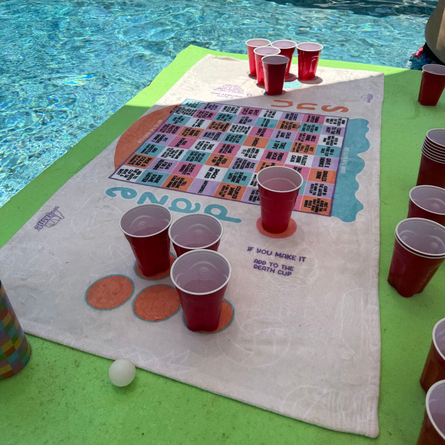 SUN DAZE DRINKING GAME TOWEL