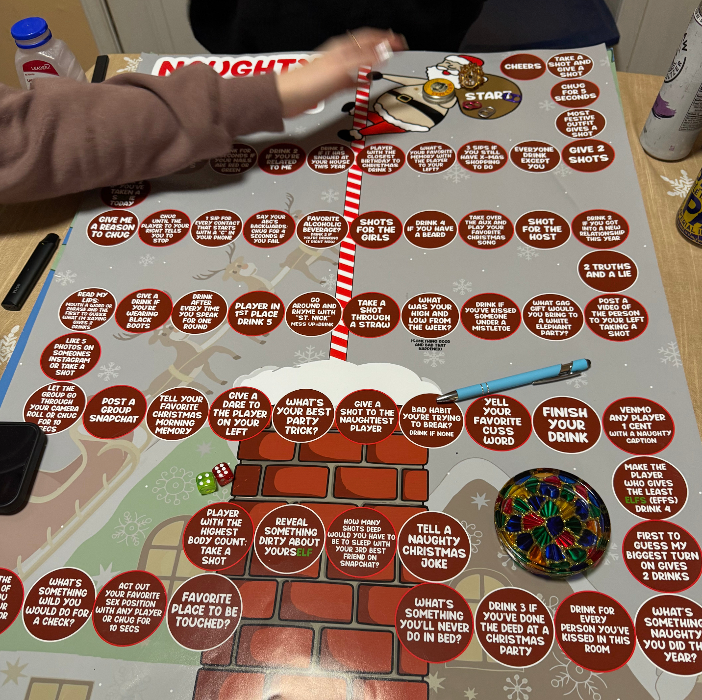 NAUGHTY SANTA | A Friendsmas Drinking Game