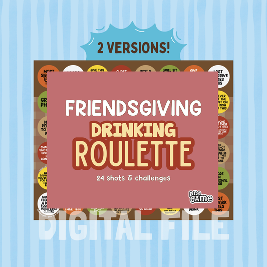 FRIENDSGIVING & THANKSGIVING DRINKING ROULETTE
