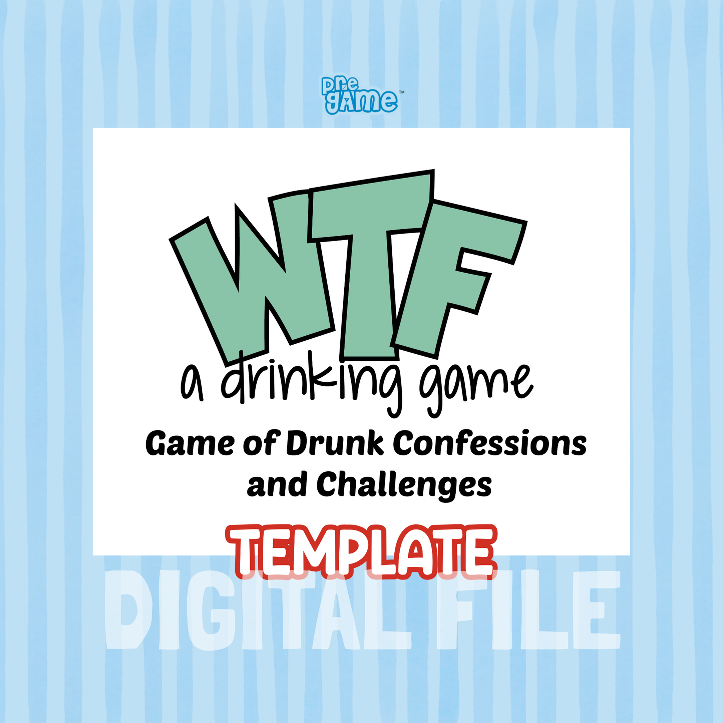 WTF TEMPLATE | DIY board game