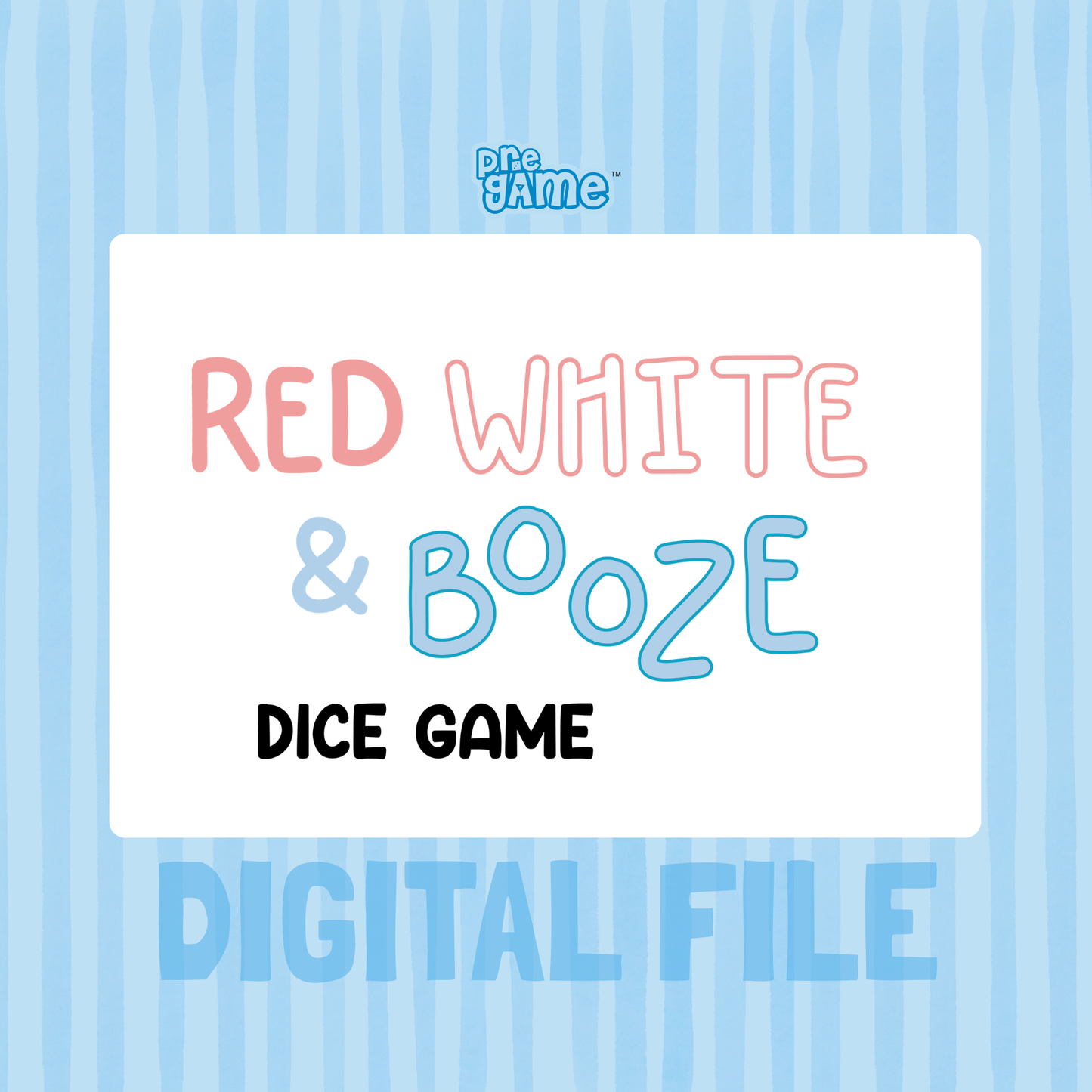 RED WHITE & BOOZE | Dice Game