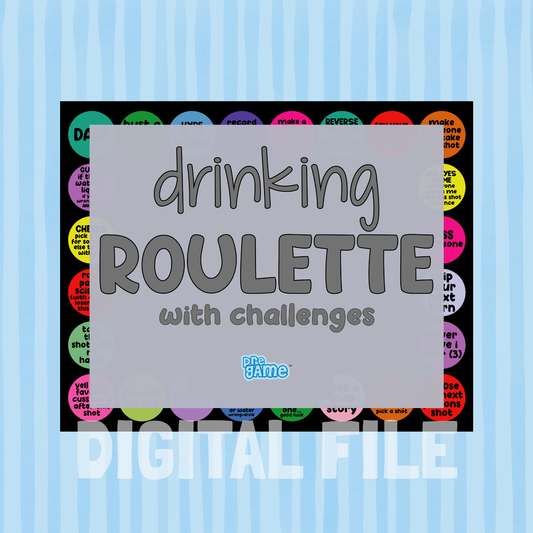 DRINKING ROULETTE | 24 Shots & Challenges