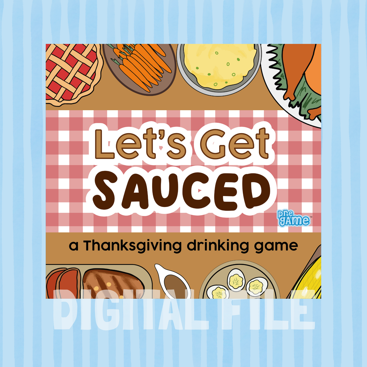 LET'S GET SAUCED | Thanksgiving Drinking Game