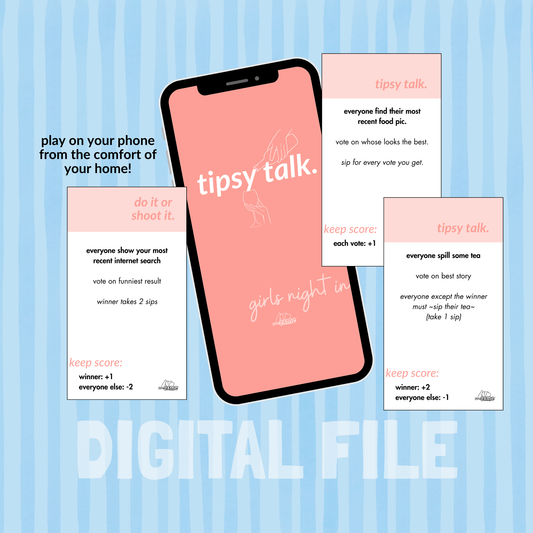 TIPSY TALK | Girls Night Game