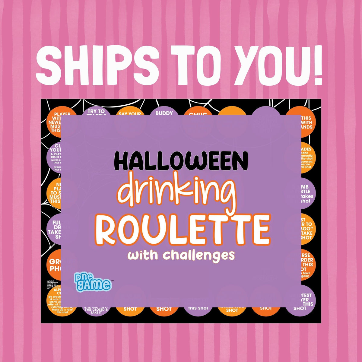 (SHIPS TO YOU) HALLOWEEN DRINKING ROULETTE