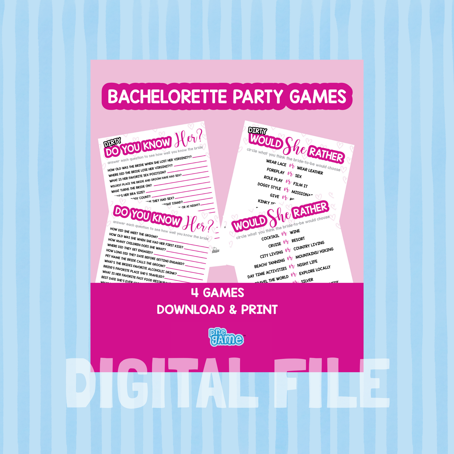 BACHELORETTE GAMES