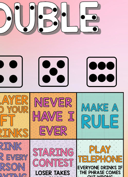 SEEING DOUBLE | Drinking Dice Game