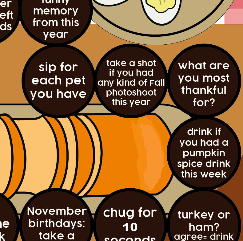 LET'S GET SAUCED | Thanksgiving Drinking Game