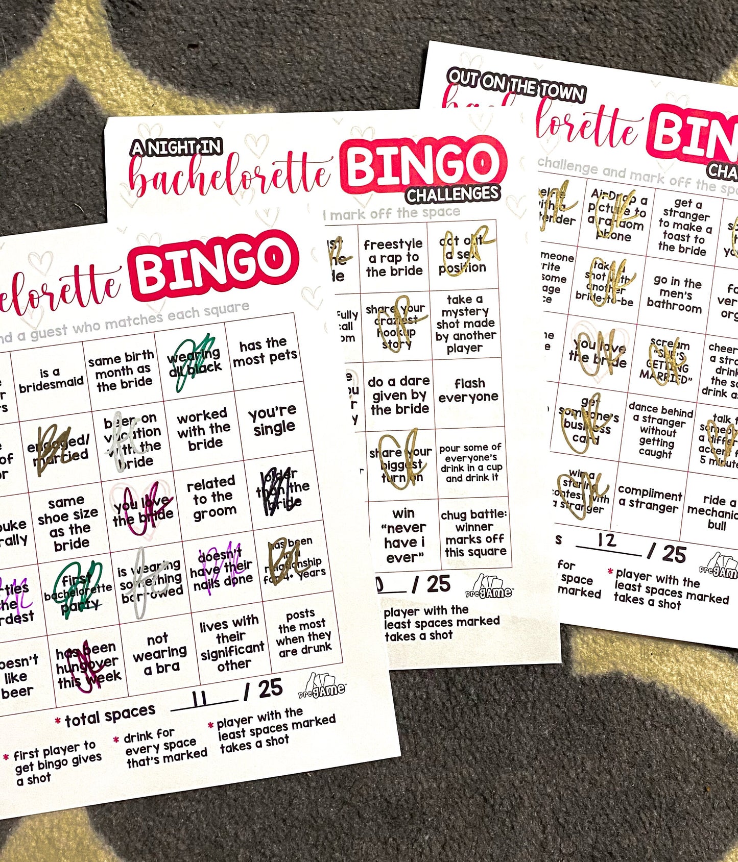 BACHELORETTE BINGO