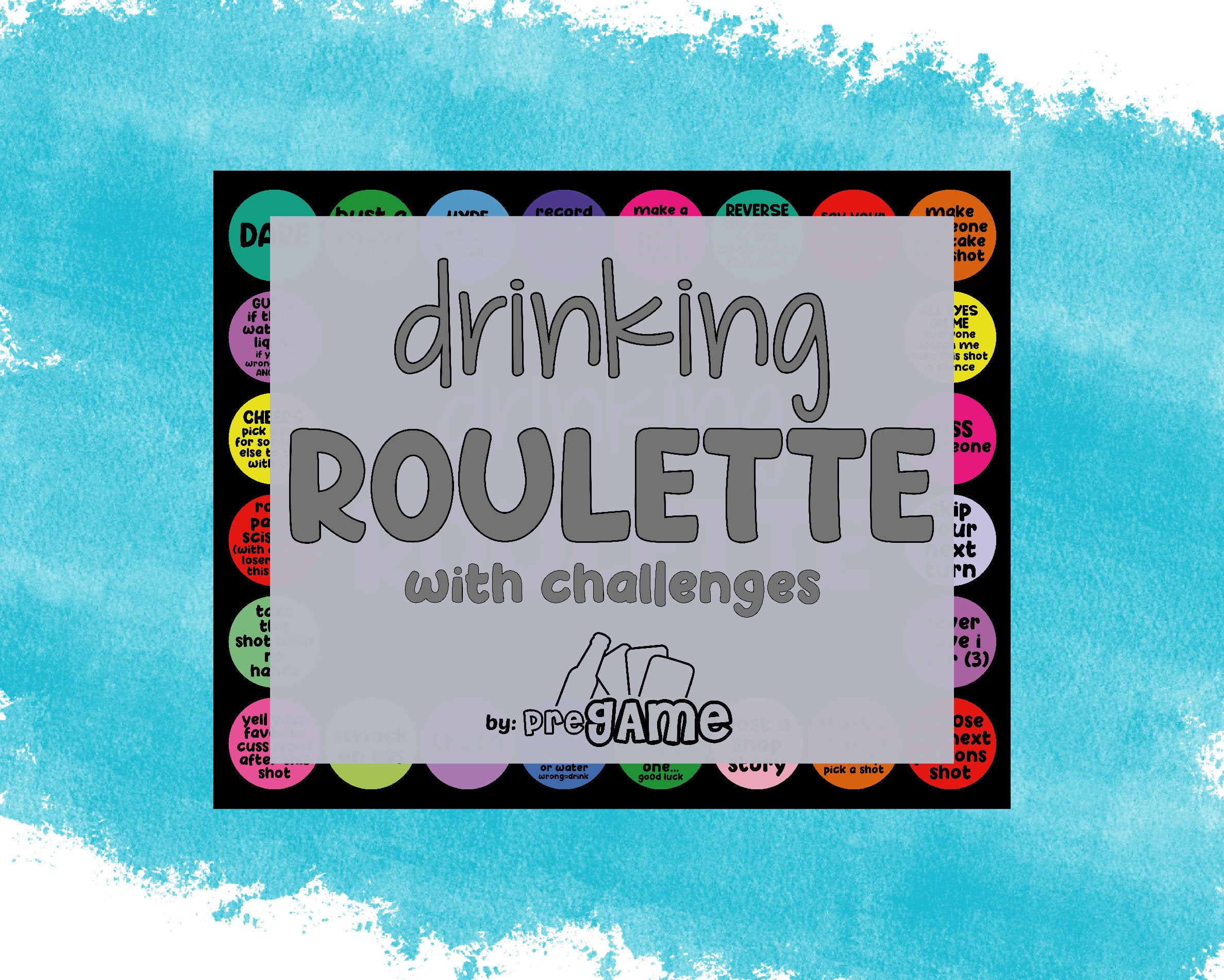 DRINKING ROULETTE | Shots & Challenges