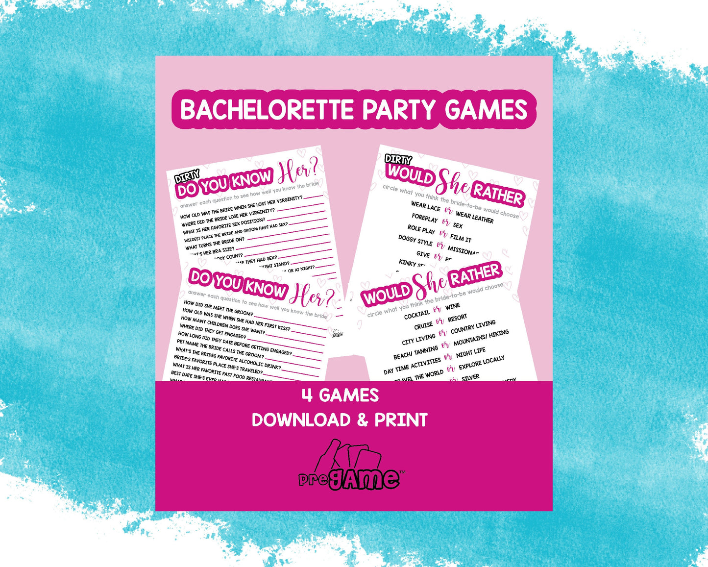 BACHELORETTE GAMES