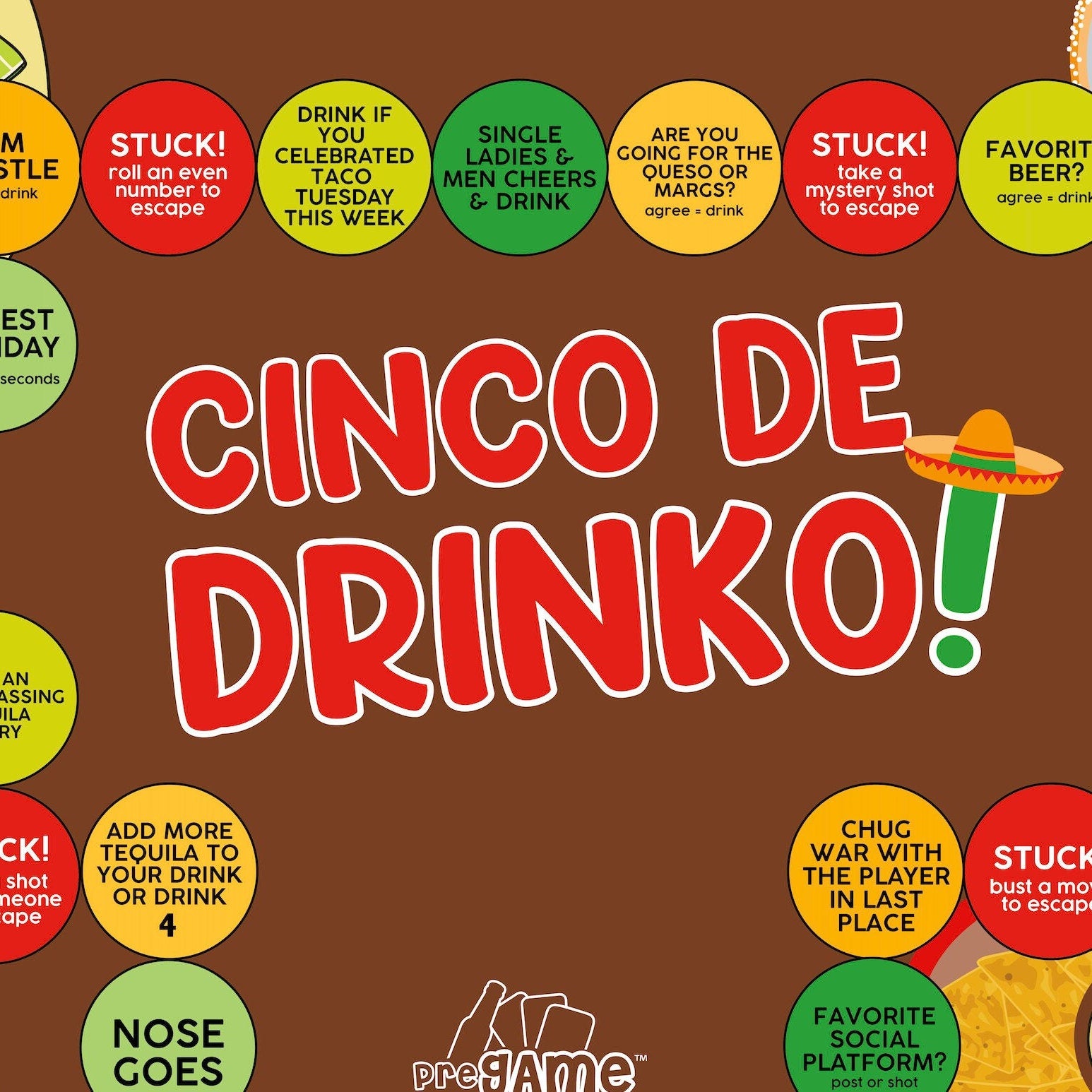 CINCO DE DRINKO | Cinco De Mayo Drinking Game