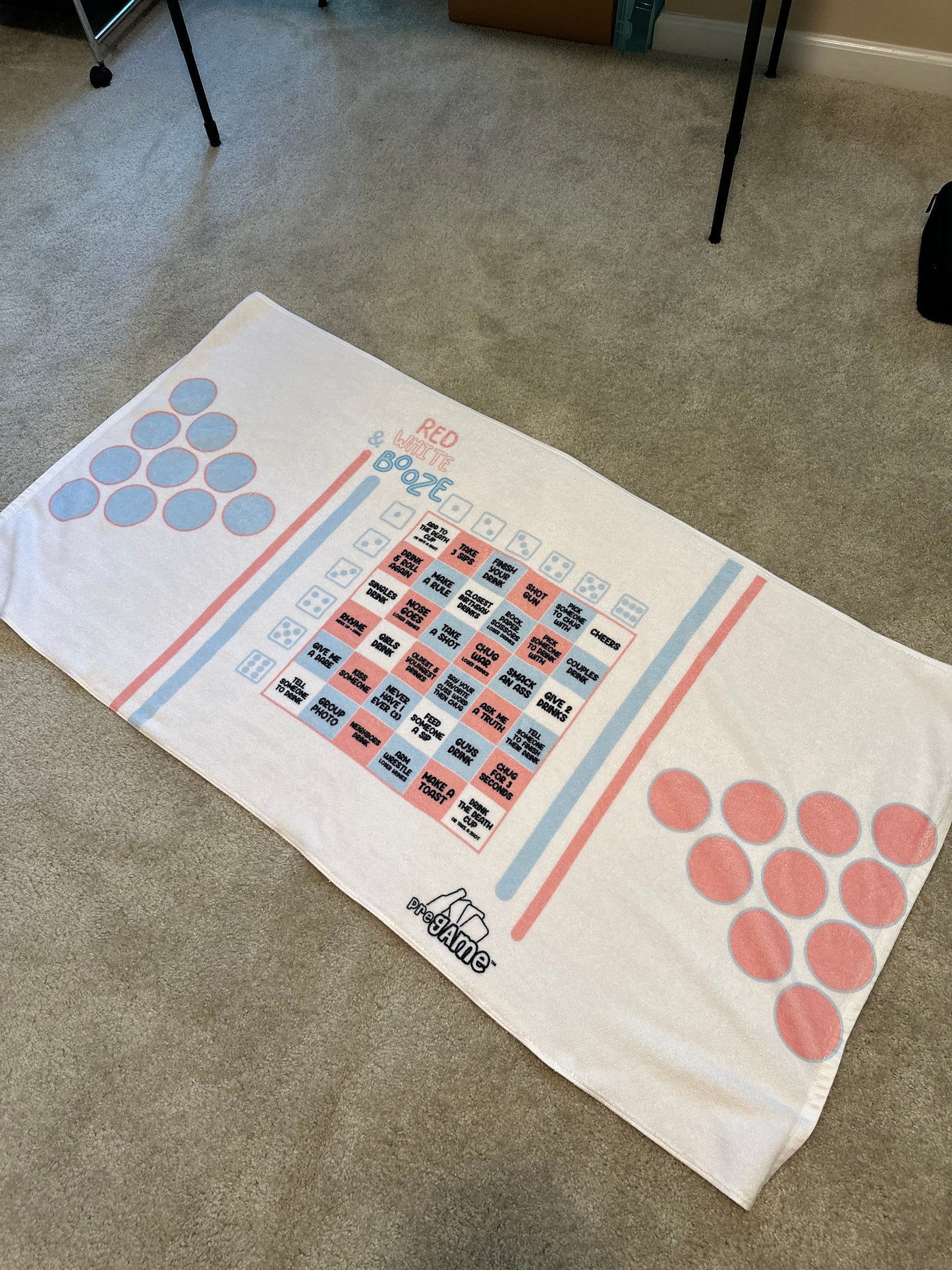 RED WHITE & BOOZE | Game TOWEL