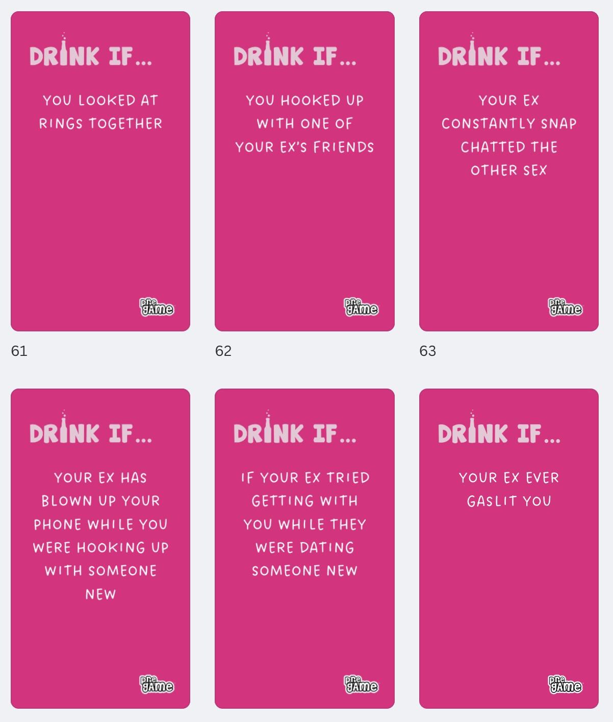 DRINK IF | Your Ex Edition