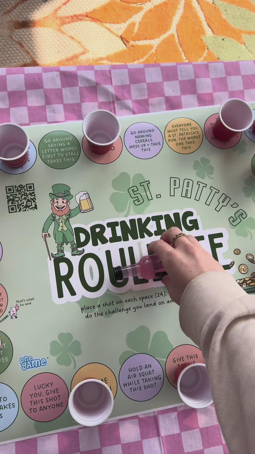 ST. PATRICK'S DRINKING ROULETTE