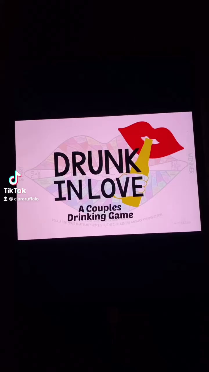 DRUNK IN LOVE | Couples Drinking Game