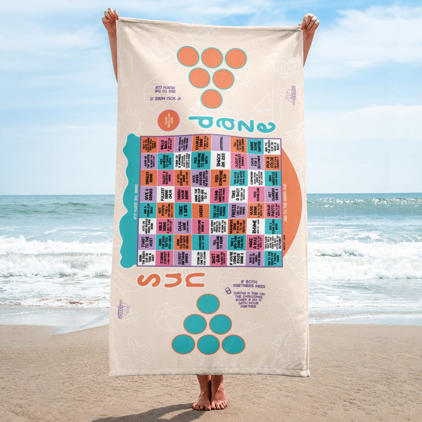 SUN DAZE | drinking game TOWEL